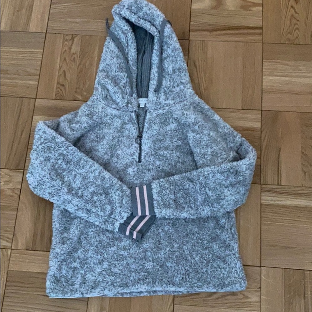 PJ SALVAGE Cozy furry pullover